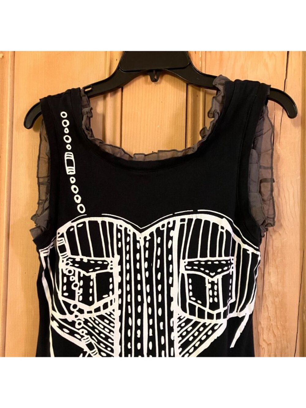 Free People Womens Dare To Dream Gaultier Print Silk Dress Small Black SP EXC - Picture 4 of 12